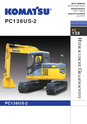 Crawler Excavators Komatsu PC138US-2