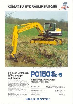 Crawler Excavators Komatsu PC150HD-5