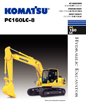 Crawler Excavators Komatsu PC160LC-8