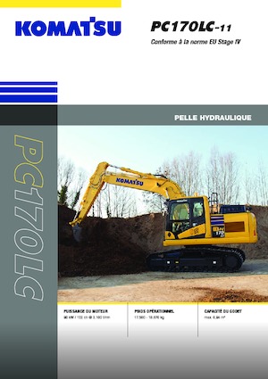 Paletli ekskavatörler Komatsu PC170LC-11
