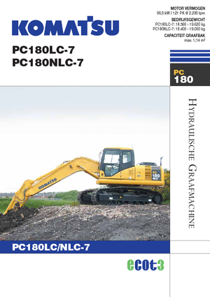 Crawler Excavators Komatsu PC180LC-7