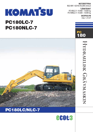 Crawler Excavators Komatsu PC180LC-7