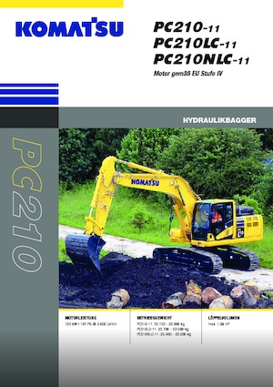 Crawler Excavators Komatsu PC210-11E0