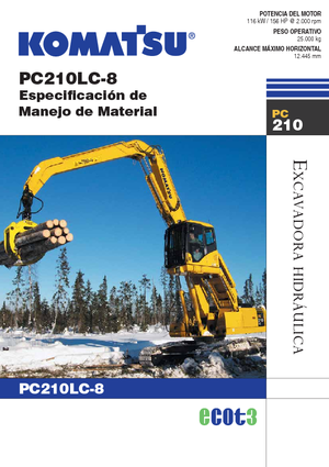 Crawler Excavators Komatsu PC210LC-8