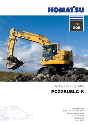 Crawler Excavators Komatsu PC228US-LC-8