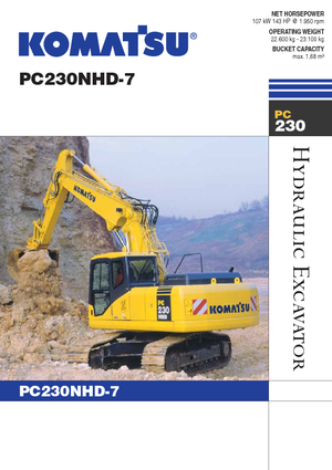 Crawler Excavators Komatsu PC230NHD-7
