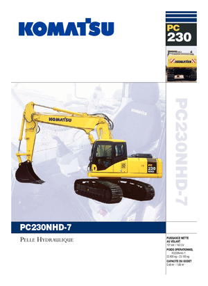 Crawler Excavators Komatsu PC230NHD-7