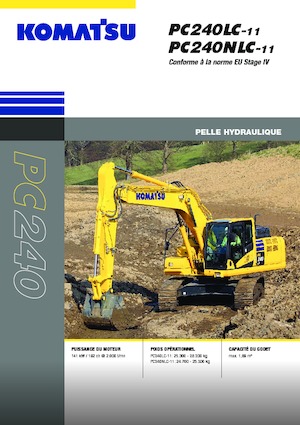 Crawler Excavators Komatsu PC240LC-11E0