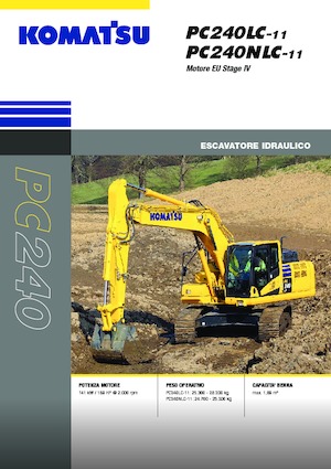Crawler Excavators Komatsu PC240LC-11E0