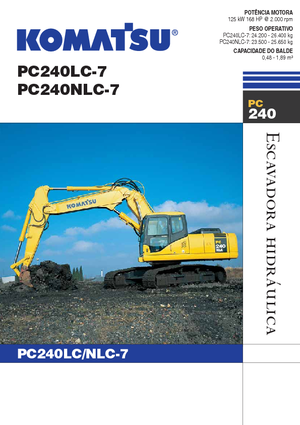 Crawler Excavators Komatsu PC240LC-7