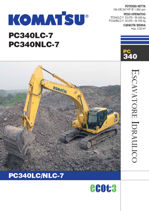 Crawler Excavators Komatsu PC340LC-7