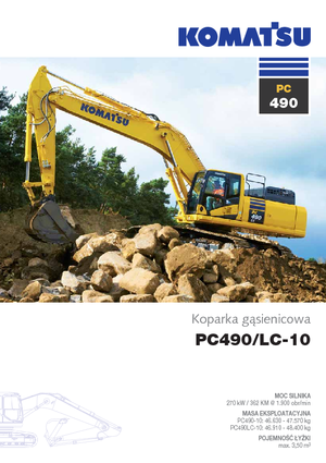 Crawler Excavators Komatsu PC490LC-10