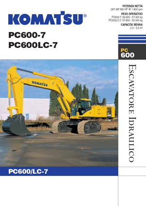 Crawler Excavators Komatsu PC600LC-7