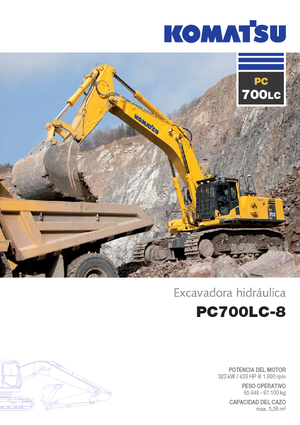 Crawler Excavators Komatsu PC700LC-8