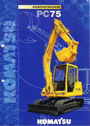 Crawler Excavators Komatsu PC75-1