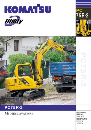 Crawler Excavators Komatsu PC75R-2