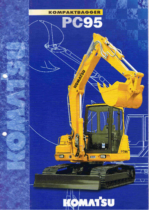 Paletli ekskavatörler Komatsu PC95 -1