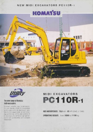 Crawler Excavators Komatsu PC110R-1