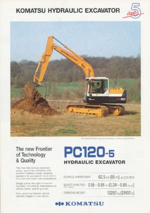 Crawler Excavators Komatsu PC120-5