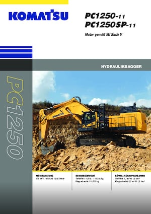 Crawler Excavators Komatsu PC1250-11E0