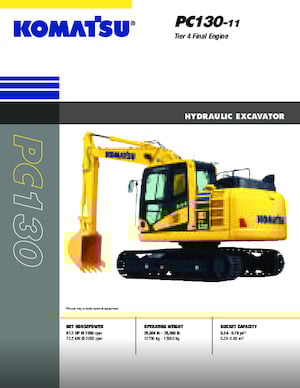 Crawler Excavators Komatsu PC130-11