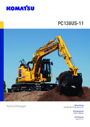 Crawler Excavators Komatsu PC138US-11E0