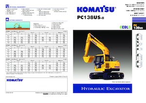 Crawler Excavators Komatsu PC138US-8
