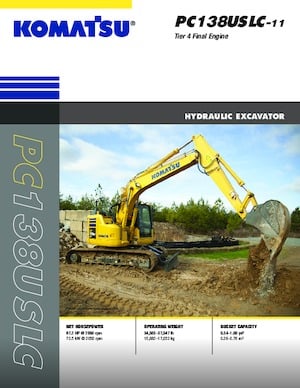 Crawler Excavators Komatsu PC138USLC-11