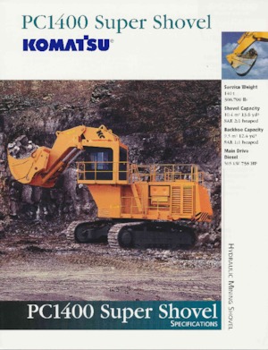 Crawler Excavators Komatsu PC1400