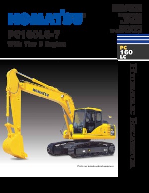 Crawler Excavators Komatsu PC160LC-7