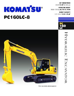 Crawler Excavators Komatsu PC160LC-8