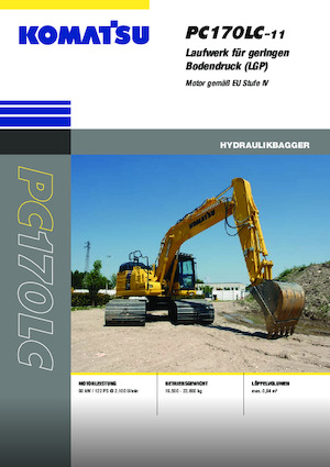 Crawler Excavators Komatsu PC170LC-11 LGP