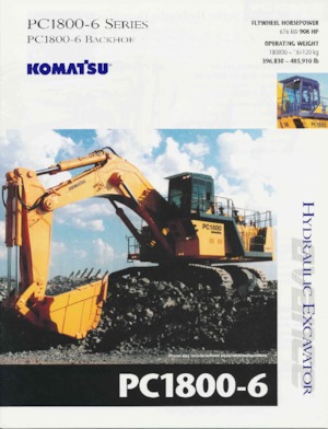 Crawler Excavators Komatsu PC1800-6