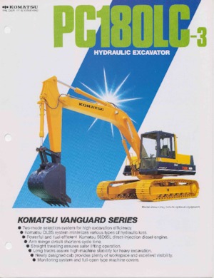 Paletli ekskavatörler Komatsu PC180LC-3