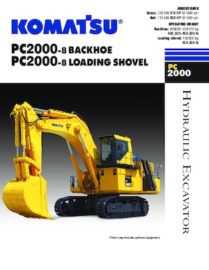 Crawler Excavators Komatsu PC2000-8