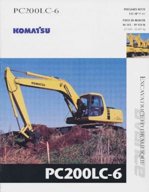 Crawler Excavators Komatsu PC200-6