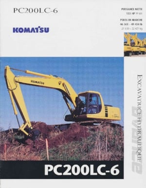 Crawler Excavators Komatsu PC200LC-6