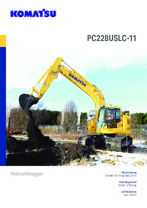 Crawler Excavators Komatsu PC228USLC-11E0