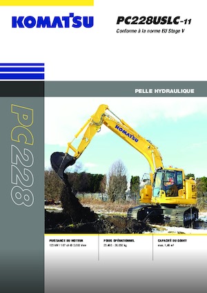 Paletli ekskavatörler Komatsu PC228USLC-11E0