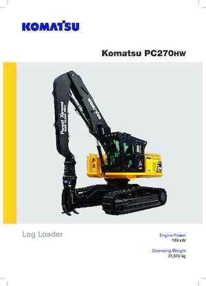 Crawler Excavators Komatsu PC270HW
