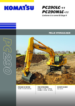 Crawler Excavators Komatsu PC290LC-11E0
