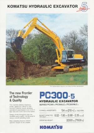 Crawler Excavators Komatsu PC300-5