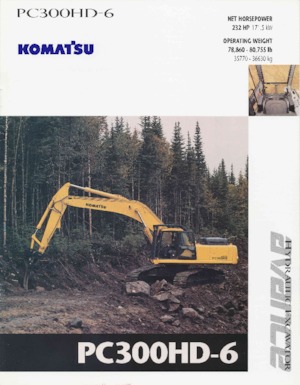 Crawler Excavators Komatsu PC300HD-6
