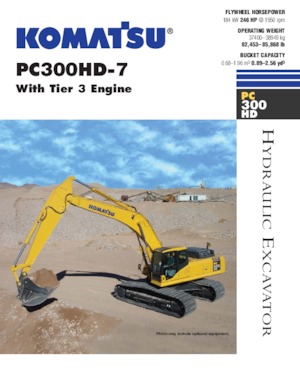 Crawler Excavators Komatsu PC300HD-7