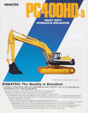 Crawler Excavators Komatsu PC400HD-5