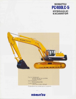 Crawler Excavators Komatsu PC400LC-5