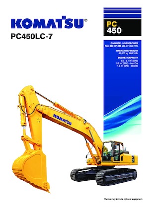 Paletli ekskavatörler Komatsu PC450LC-7