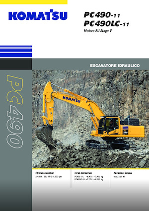 Crawler Excavators Komatsu PC490LC-11E0