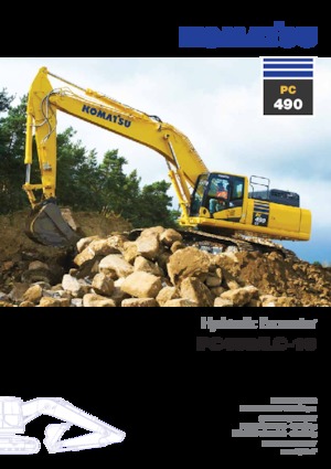 Paletli ekskavatörler Komatsu PC490LCD-10