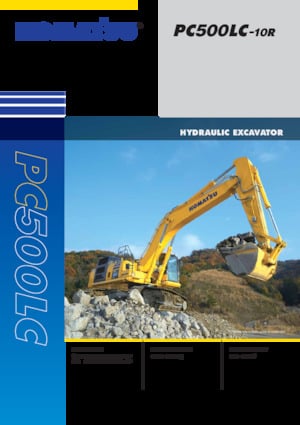 Paletli ekskavatörler Komatsu PC500LC-10R